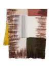 19 Andrea's 47 Patchwork Frayed Scarf In Multi