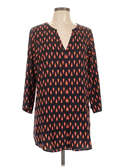 Pre-owned 19 Cooper 3/4 Sleeve Blouse In Orange