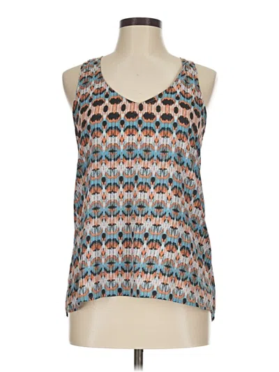 Pre-owned 19 Cooper Sleeveless Blouse In Blue