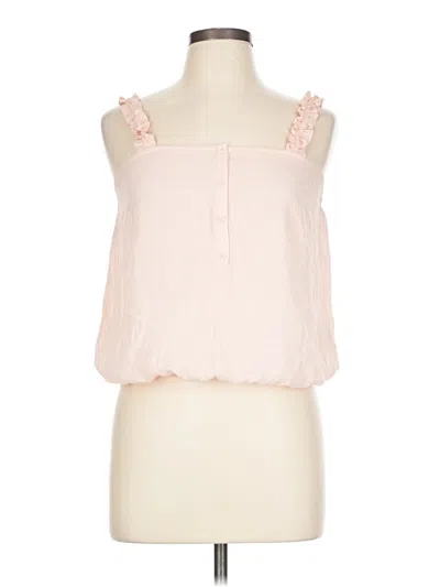 Pre-owned 19 Cooper Sleeveless Blouse In Pink