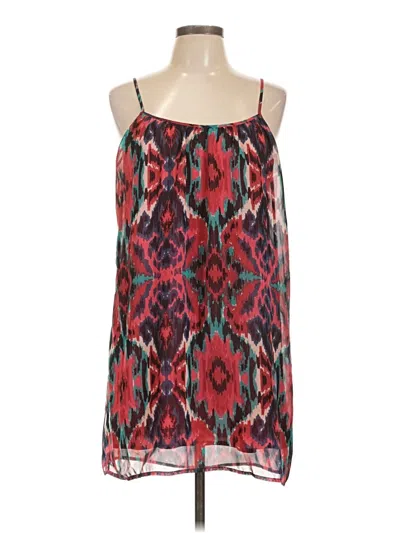 Pre-owned 19 Cooper Sleeveless Blouse In Red