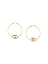 GUCCI GG RUNNING EARRINGS WITH DIAMONDS, SMALL