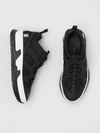 BURBERRY Mesh and Nubuck Union Sneakers