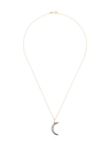 ANDREA FOHRMAN CRESCENT MOON DIAMOND NECKLACE