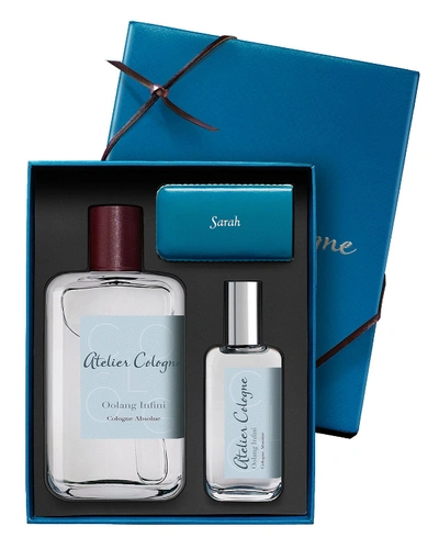 Atelier Cologne Oolang Infini Cologne Absolue, 200 ml With Personalized Travel Spray, 30 ml In Venetian Blue