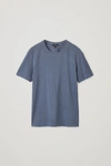 Cos Round-neck T-shirt In Blue