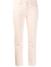 CALVIN KLEIN CROPPED SLIM-FIT JEANS
