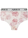 ARIES rose pattern briefs