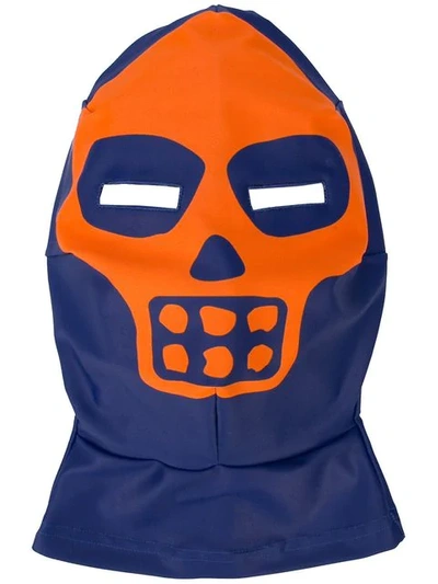 Walter Van Beirendonck Skeleton面具 - 蓝色 In Blue