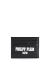 PHILIPP PLEIN PHILIPP PLEIN LOGO卡夹 - 黑色