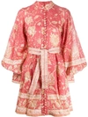 ZIMMERMANN PAISLEY PRINT STRUCTURED DRES