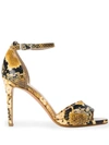 ALBANO SNAKESKIN PRINT SANDALS