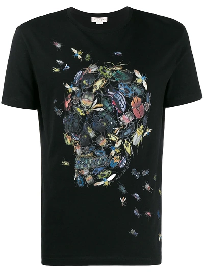 ★alexander mcqueen★ Skull Print T-Shirt Black 704988QTZ090 Alexander Mcqueen Skull Print Black T-shirt Size: L | eBay