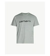CARHARTT 标志-打印 棉-球衣 吨-衬衫