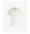 Orlebar Brown 007 Diamonds Are Forever Slim-fit Camp-collar Cotton-terry Shirt In Matchstick