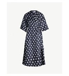 MAX MARA ESPOSTO FLORAL-PRINT SILK-TWILL WRAP DRESS