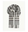 BURBERRY CHECKED CASHMERE SCARF