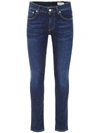 ALEXANDER MCQUEEN JEANS WITH LOGO EMBROIDERY,10953338