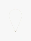 ANDREA FOHRMAN 18K YELLOW GOLD MINI CRESCENT MOON EMERALD NECKLACE,21000PVEM18YG13883236