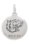 GUCCI BLIND FOR LOVE STERLING SILVER CHARM,YBG45527300100U