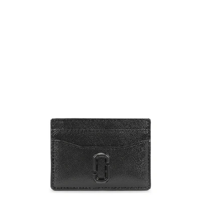 Marc Jacobs Snapshot Leather Card Holder In Nero
