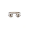 Alexander Mcqueen Twin Skull Ring
