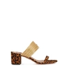 AQUAZZURA Rendez Vous 50 leopard-print suede sandal