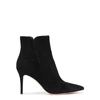 Gianvito Rossi Levy 85 Suede Ankle Boots In Black