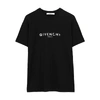 Givenchy Antique-effect Logo Print T-shirt In Black