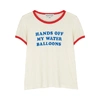 WILDFOX Hands Off printed cotton T-shirt