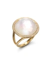 Ippolita Women's Lollipop 18k Yellow Gold, Mother-of-pearl Doublet & Diamond Medium Ring In Pearl/gold