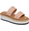 ALIAS MAE NIACIN PLATFORM ESPADRILLE SLIDE SANDAL,NIACIN