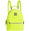 MCM STARK 20 VISETOS NEON COATED CANVAS BACKPACK,MMK9AVE66