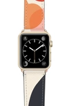 CASETIFY COOL BEANS SAFFIANO FAUX LEATHER APPLE WATCH® BAND,CTF-6110833-763403