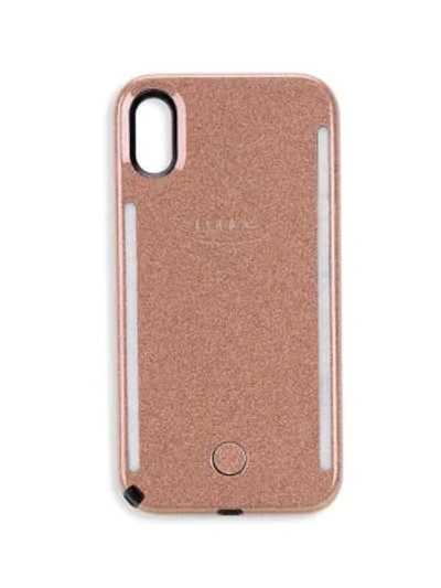 Lumee Duo Iphone X Case In Pink