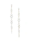 Adriana Orsini Verbena 18k Yellow Goldplated, Rhodium-plated & Long Linear Earrings