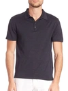 JOHN VARVATOS Hampton Striped Silk Blend Polo