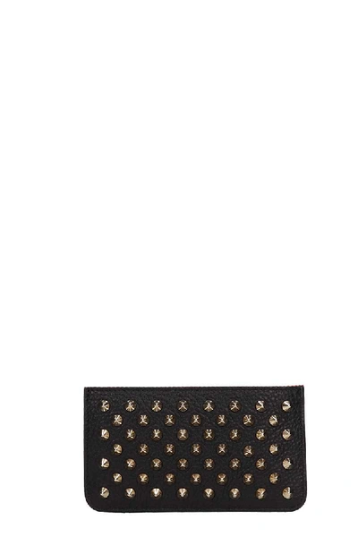 Christian Louboutin Black Leather Credilou Wallet