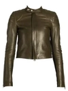 BOTTEGA VENETA Quilted Leather Biker Jacket