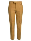 BOTTEGA VENETA Compact Dry Wool-Blend Crop Tuxedo Pants