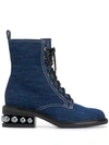 NICHOLAS KIRKWOOD 'CASATI PEARL' MILITARY-BOOTS