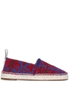 CHLOÉ WOODY PATTERNED ESPADRILLES