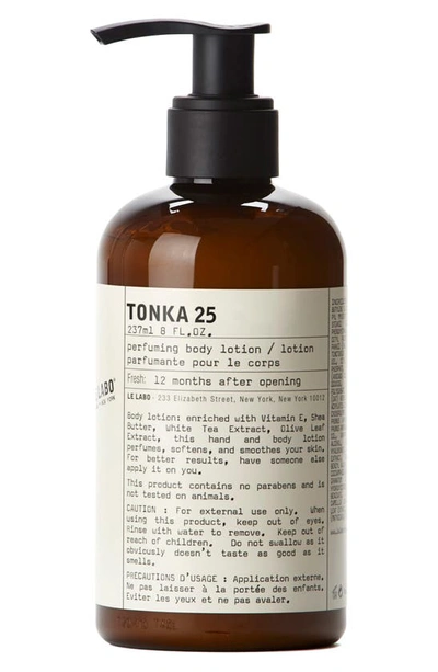 Le Labo Tonka 25 Body Lotion In Colourless