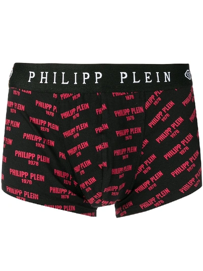 Philipp Plein Logo Boxers In Black