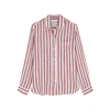 Rails Charli Striped Button-down Shirt In Carmine Stripe
