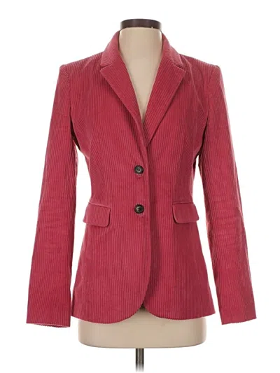 Pre-owned 1901 Blazer Jacket In Burgundy