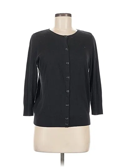 Pre-owned 1901 Cardigan Sweater In Black