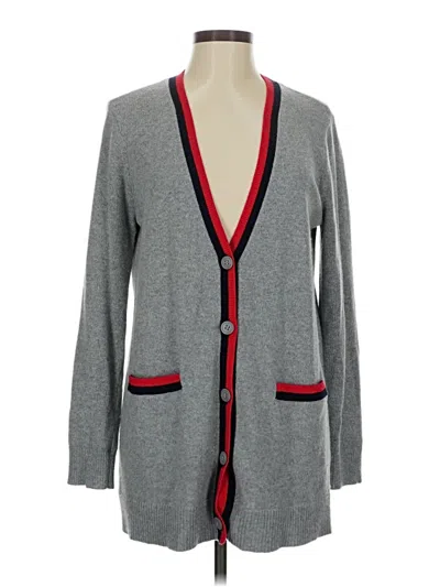 Pre-owned 1901 Cardigan Sweater In Gray