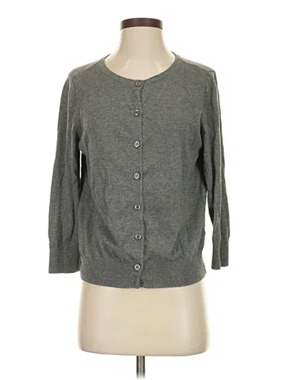 Pre-owned 1901 Cardigan Sweater In Gray