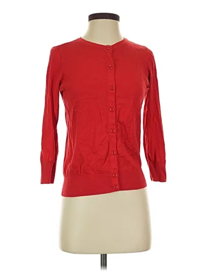 Pre-owned 1901 Cardigan Sweater In Red